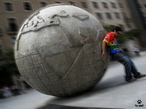 man_pushing_world