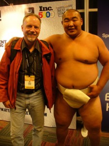 P1280523edit Tim meets the Sumo wrestling world champ...