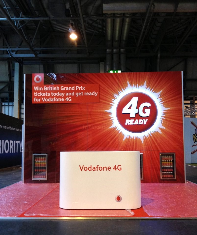 Vodafone Custom Stand Design