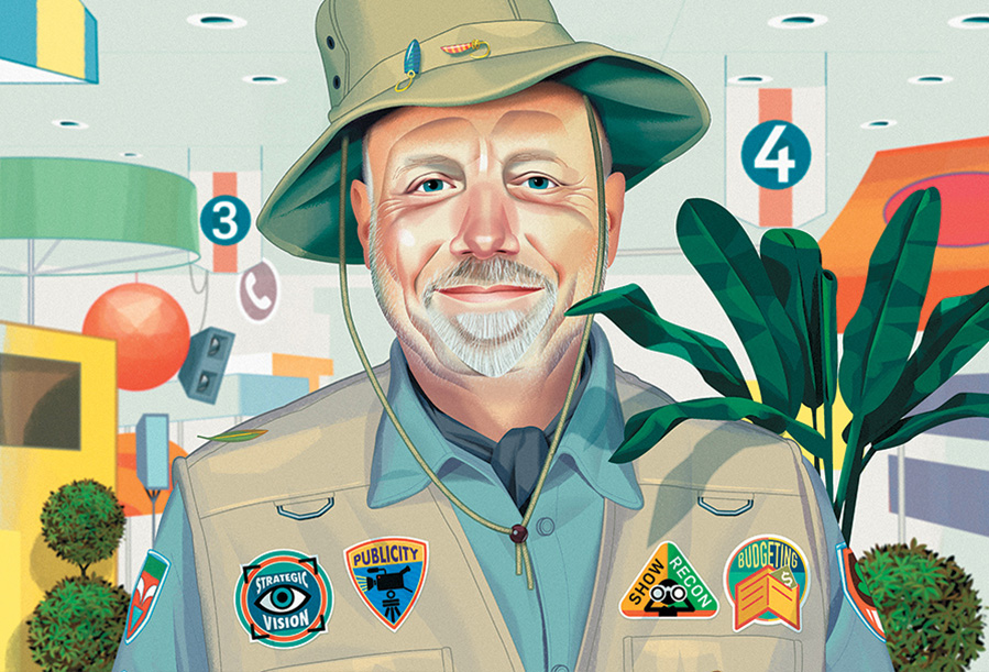 Tim in Exhibitor Magazine
