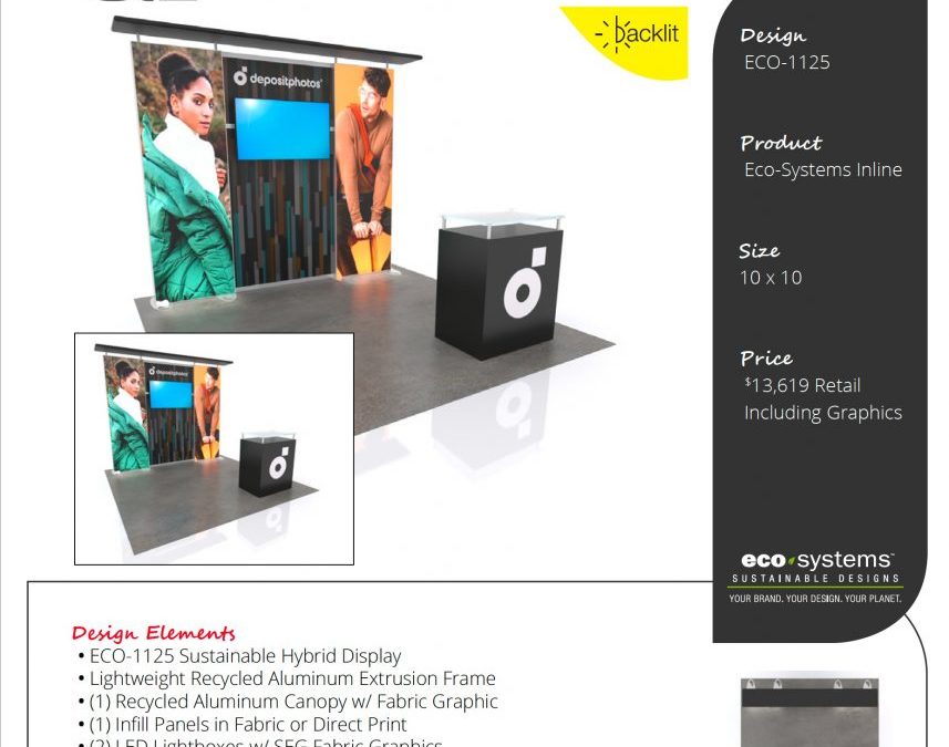 Eco-Smart Sustainable Tradeshow Exhibits via TradeshowGuy Exhibits