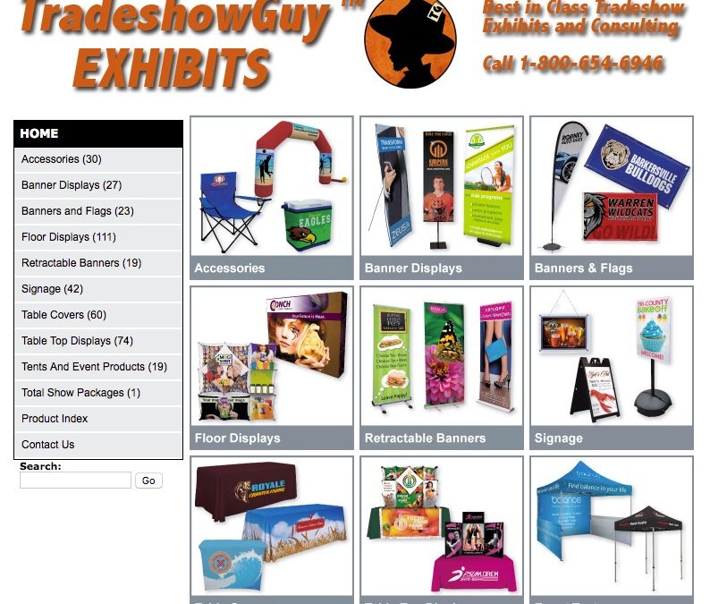TradeshowGuy Exhibits Launches New Tradeshow Display Products Website